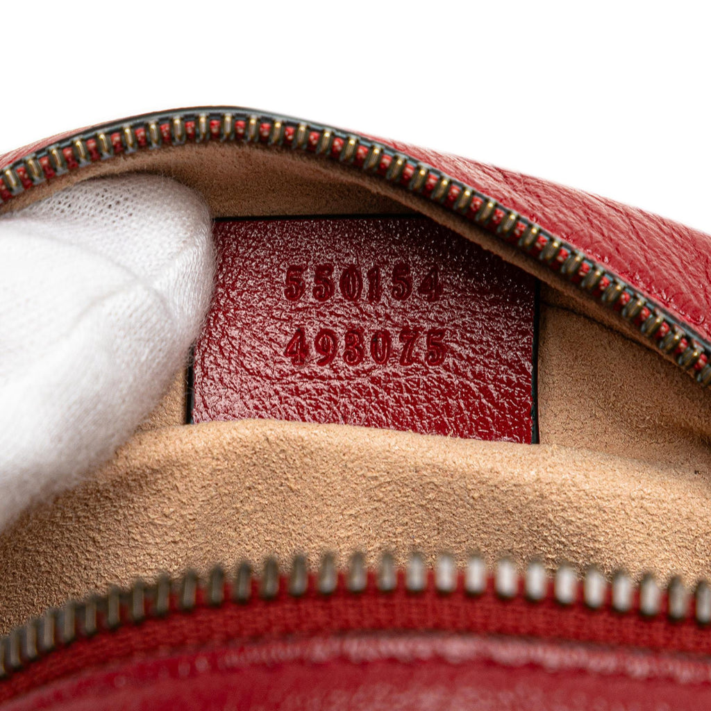 Gucci Mini GG Marmont Matelasse Leather Round Crossbody