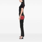 Gucci Mini GG Marmont Matelasse Leather Round Crossbody