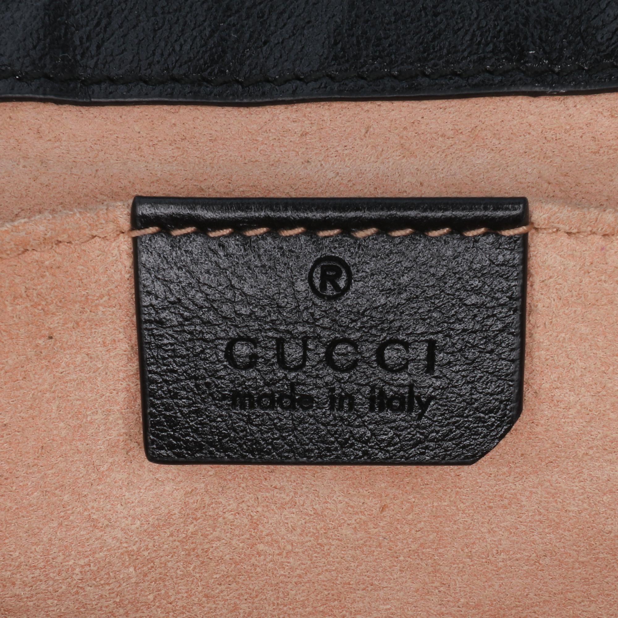 Gucci Mini GG Marmont Matelasse Leather Torchon Flap Crossbody