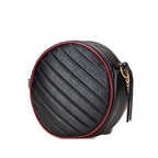 Gucci Mini GG Marmont Matelasse Leather Torchon Round Crossbody