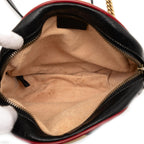 Gucci Mini GG Marmont Matelasse Leather Torchon Round Crossbody