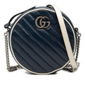 Gucci Mini GG Marmont Matelasse Leather Torchon Round Crossbody