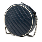 Gucci Mini GG Marmont Matelasse Leather Torchon Round Crossbody