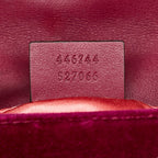 Gucci Mini GG Marmont Matelasse Velvet Crossbody Bag (SHG-29737)