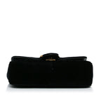 Gucci Mini GG Marmont Matelasse Velvet Crossbody (SHG-uTjykr)