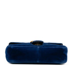 Gucci Mini GG Marmont Matelasse Velvet Crossbody (SHG-J4w2zv)