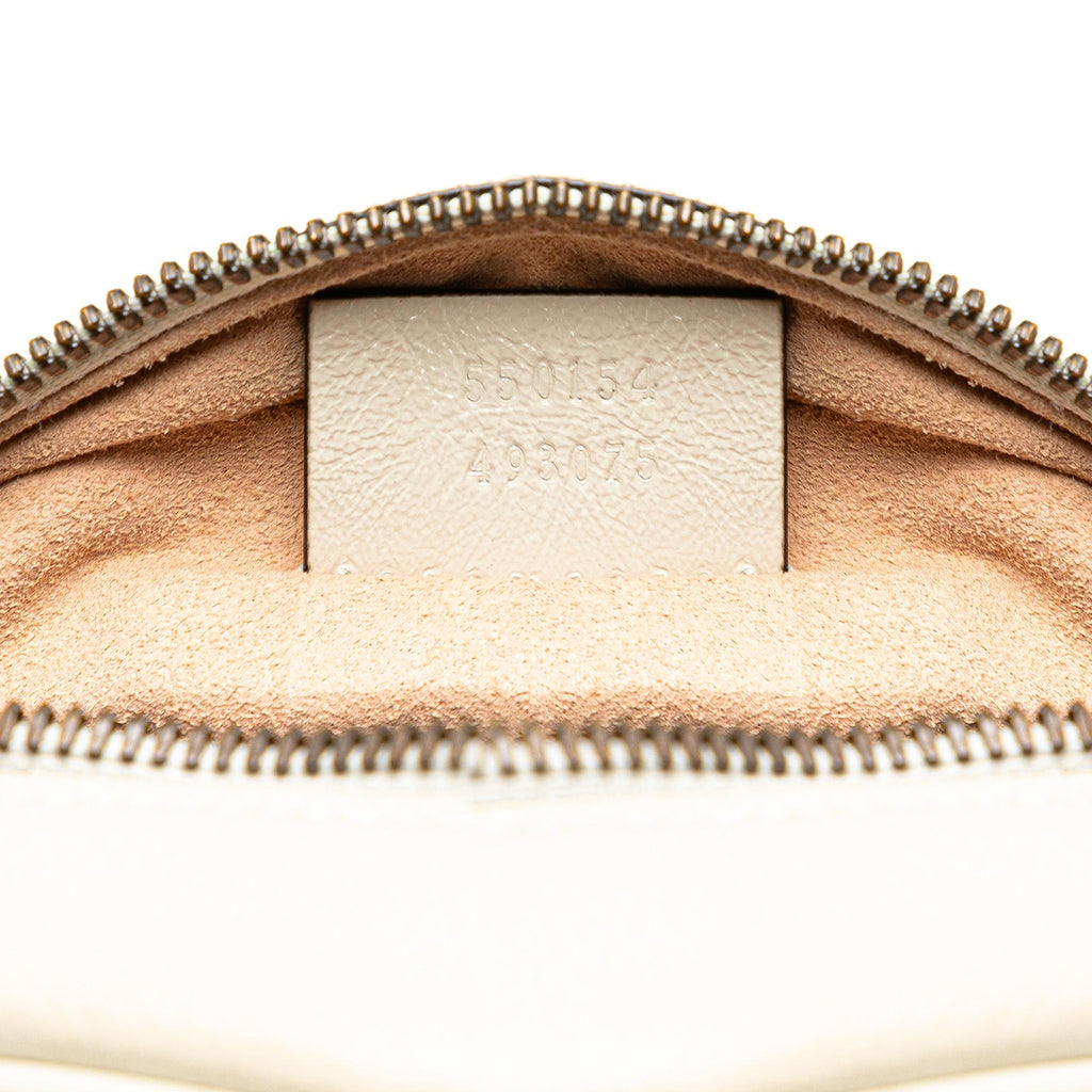 Gucci Mini GG Marmont Round Leather Crossbody