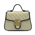Gucci Mini GG Marmont Top Handle Bag (SHG-iCLrcQ)