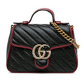 Gucci Mini GG Marmont Torchon Top Handle Bag (SHG-IPOg22)