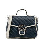Gucci Mini GG Marmont Torchon Top Handle Bag (SHG-WZvkah)