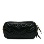Gucci Mini GG Marmont Triple-Zip Crossbody Bag (SHG-dnjgun)