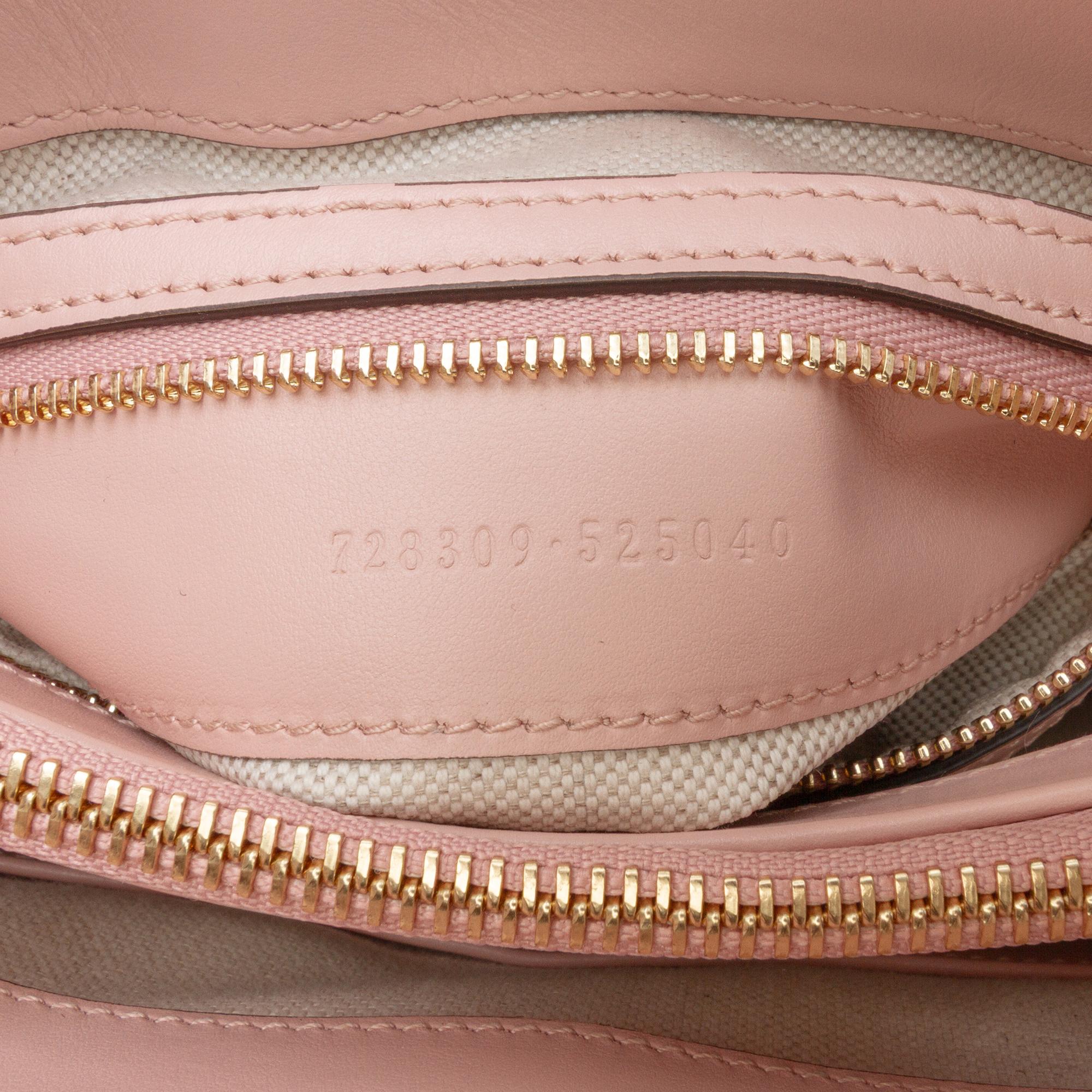 Gucci Mini GG Matelasse Leather Top Handle Bag