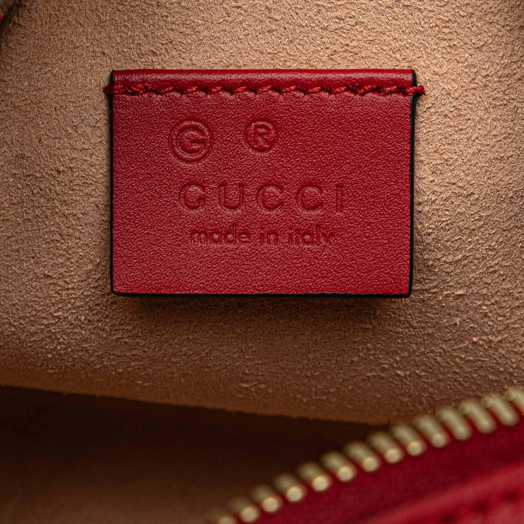 Gucci Mini GG Supreme Blooms Boston (SHG-HVA2nl)