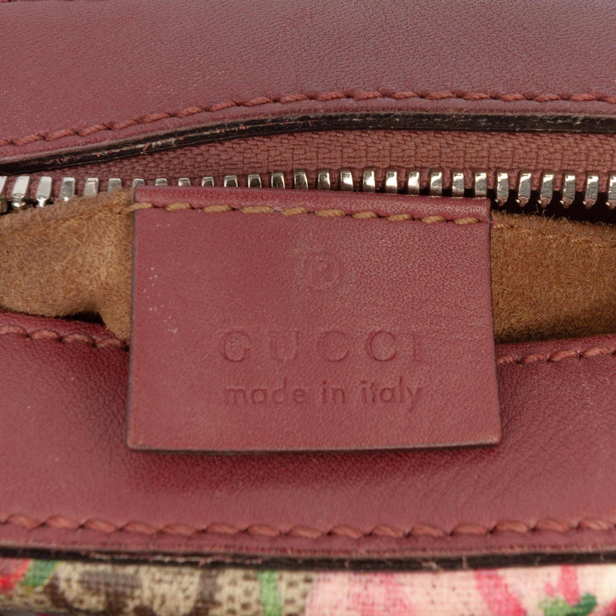 Gucci Mini GG Supreme Blooms Chain Crossbody