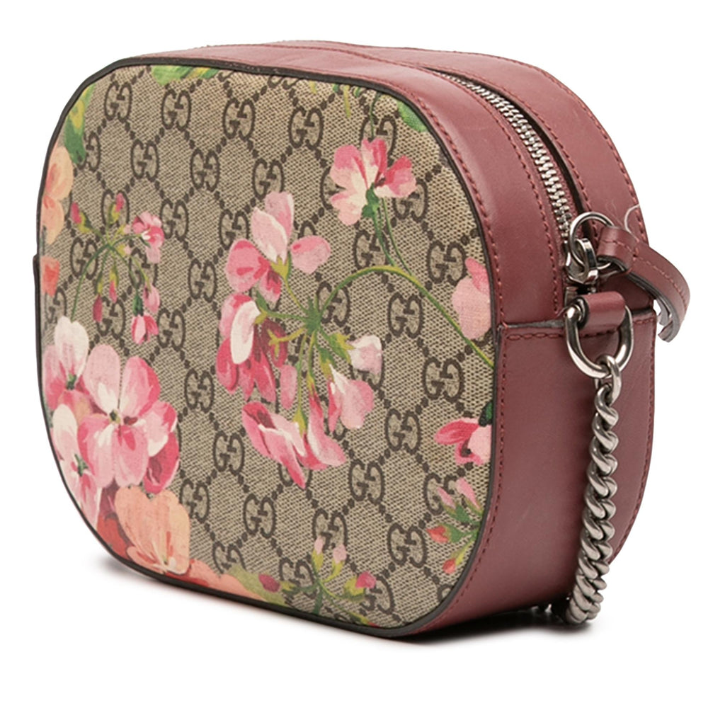 Gucci Mini GG Supreme Blooms Chain Crossbody