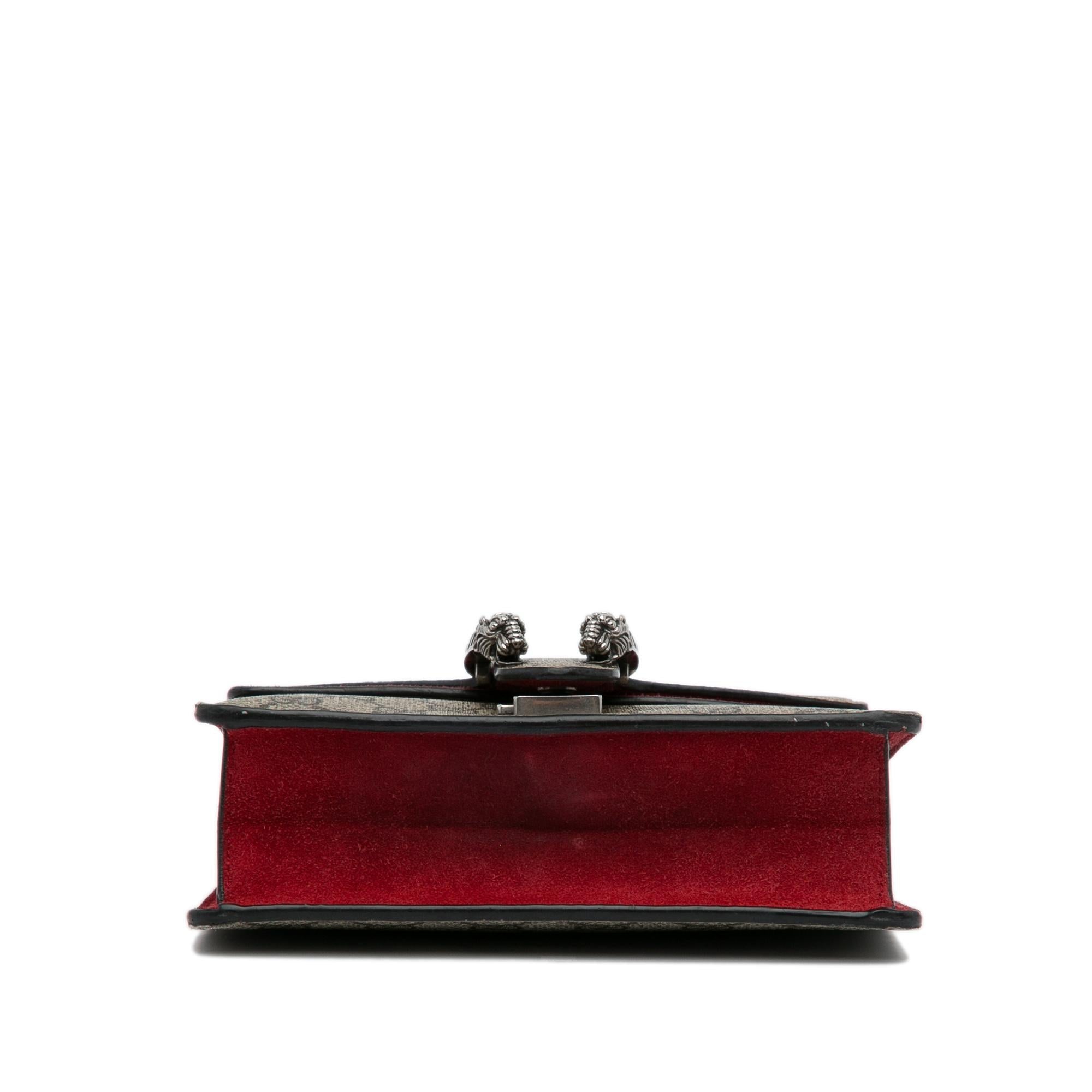 Gucci Mini GG Supreme Dionysus Crossbody Bag (SHG-tl2bPi)