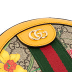 Gucci Mini GG Supreme Flora Ophidia Round Crossbody