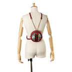 Gucci Mini GG Supreme Flora Round Ophidia Backpack