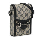 Gucci Mini GG Supreme Horsebit 1955 Crossbody Bag (SHG-SJQgQ9)