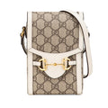 Gucci Mini GG Supreme Horsebit 1955 Crossbody Bag