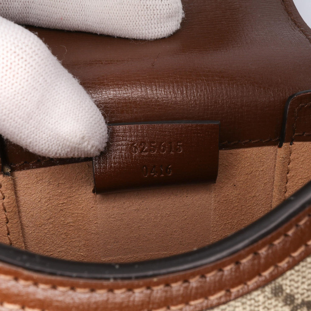 Gucci Mini GG Supreme Horsebit 1955 Crossbody