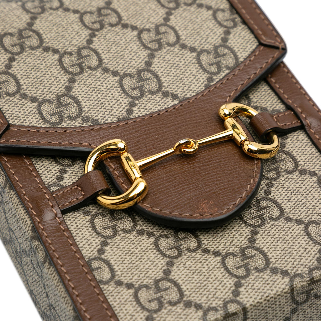 Gucci Mini GG Supreme Horsebit 1955 Crossbody