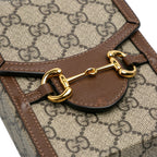 Gucci Mini GG Supreme Horsebit 1955 Crossbody