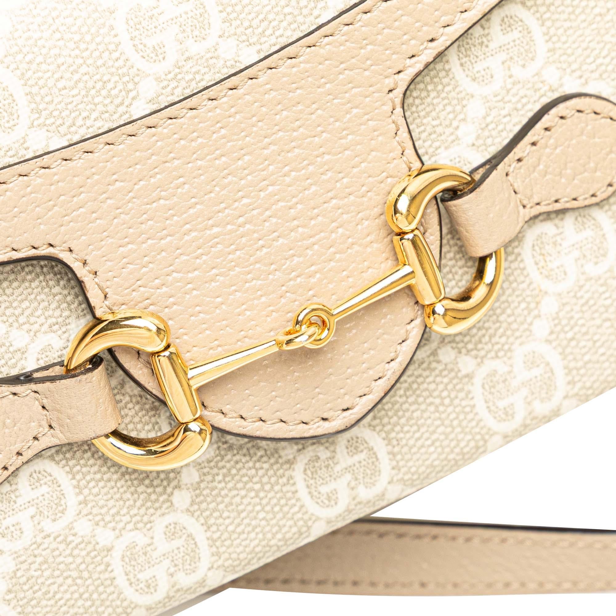 Gucci Mini GG Supreme Horsebit 1955 Crossbody
