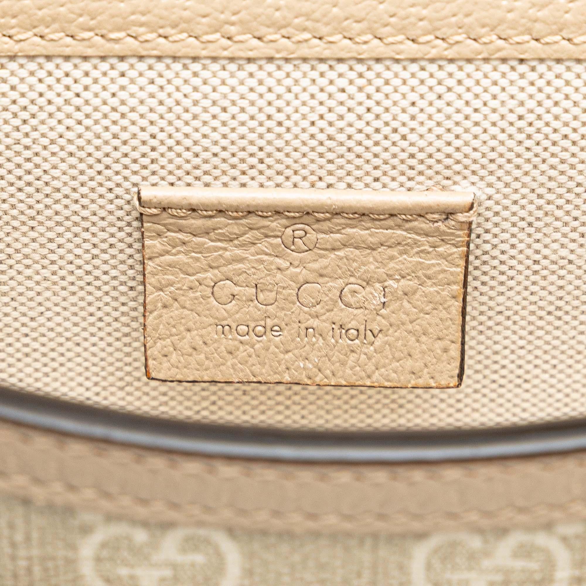 Gucci Mini GG Supreme Horsebit 1955 Crossbody