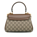 Gucci Mini GG Supreme Horsebit 1955 Satchel (SHG-SrwnA0)