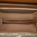 Gucci Mini GG Supreme Horsebit 1955 Satchel (SHG-SrwnA0)