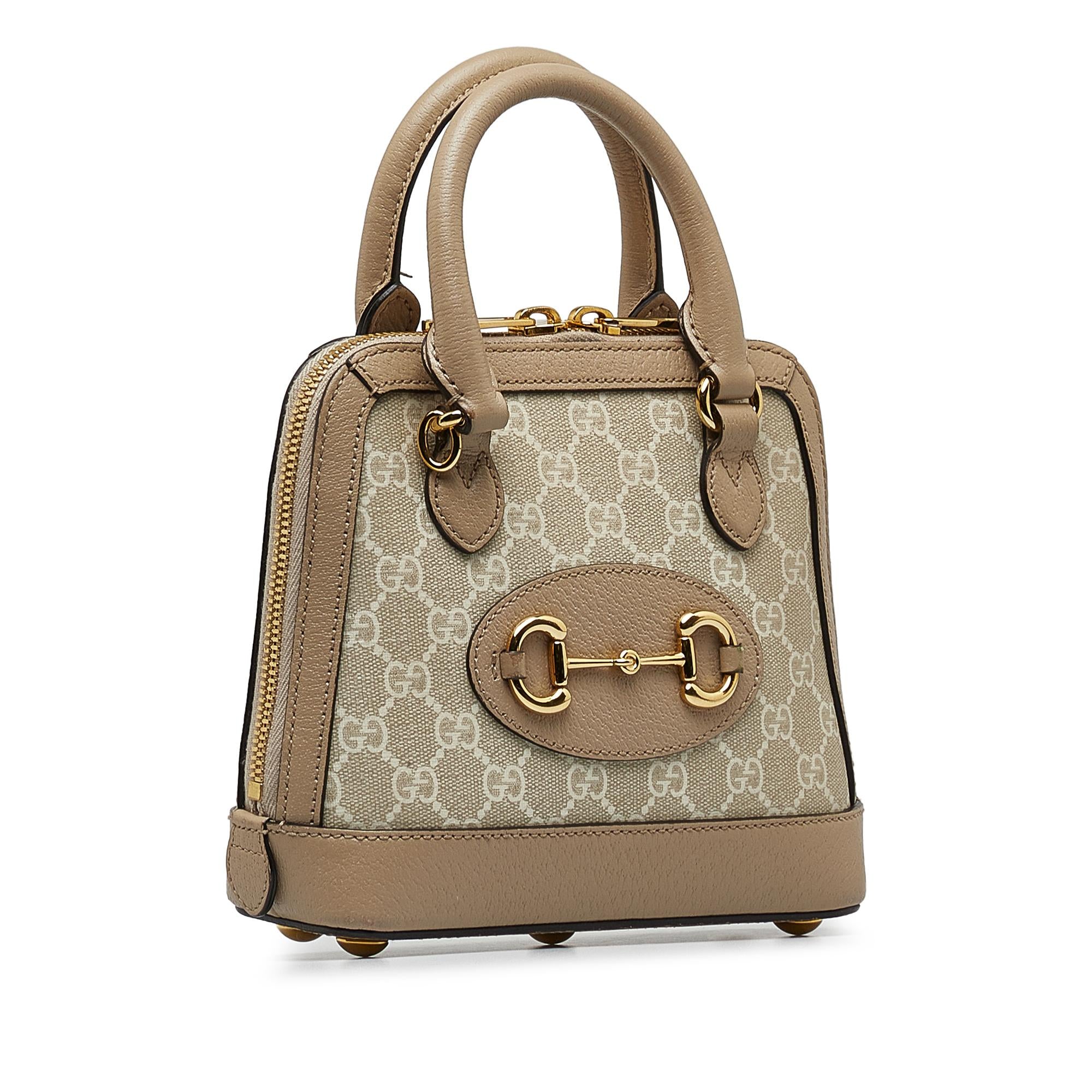 Gucci Mini GG Supreme Horsebit 1955 Satchel