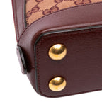 Gucci Mini GG Supreme Horsebit 1955 Top Handle Bag