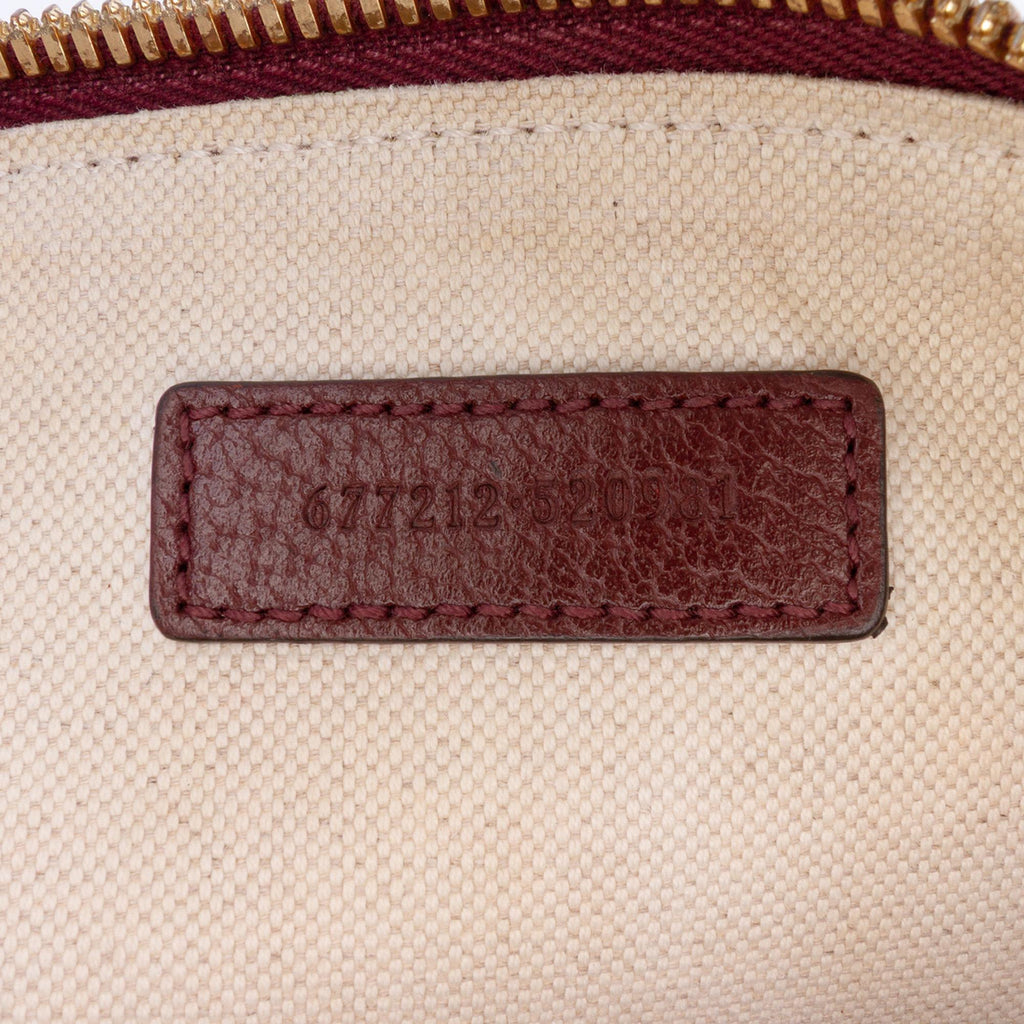 Gucci Mini GG Supreme Horsebit 1955 Top Handle Bag