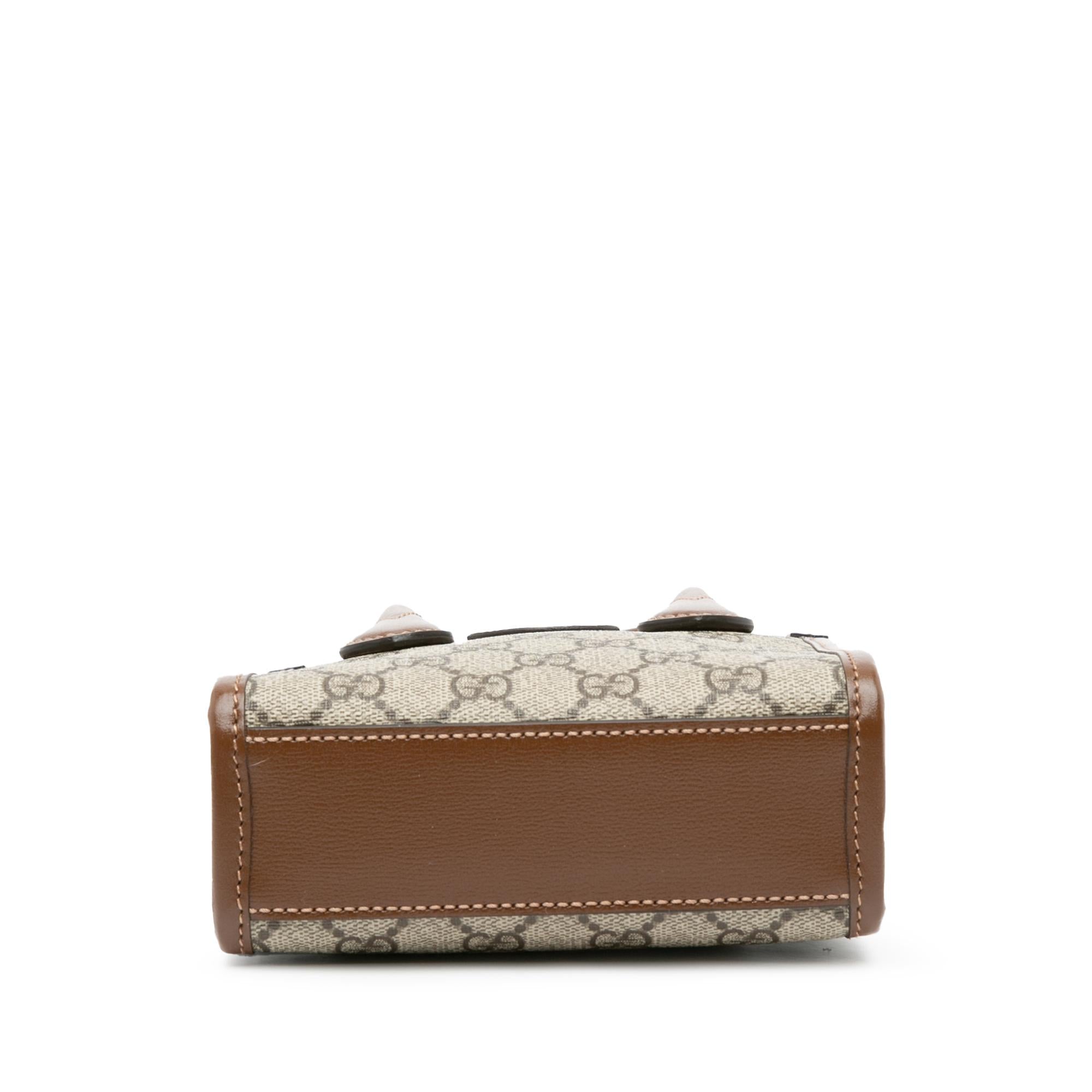 Gucci Mini GG Supreme Interlocking G Satchel