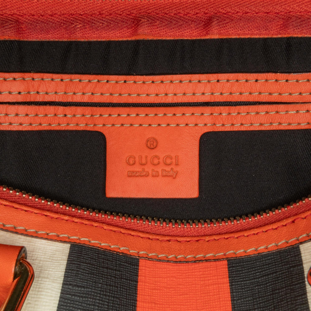Gucci Mini GG Supreme Joy Web Boston Bag (SHG-R1IO0Q)