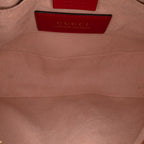 Gucci Mini GG Supreme Kingsnake Heart Embroidered Camera Bag