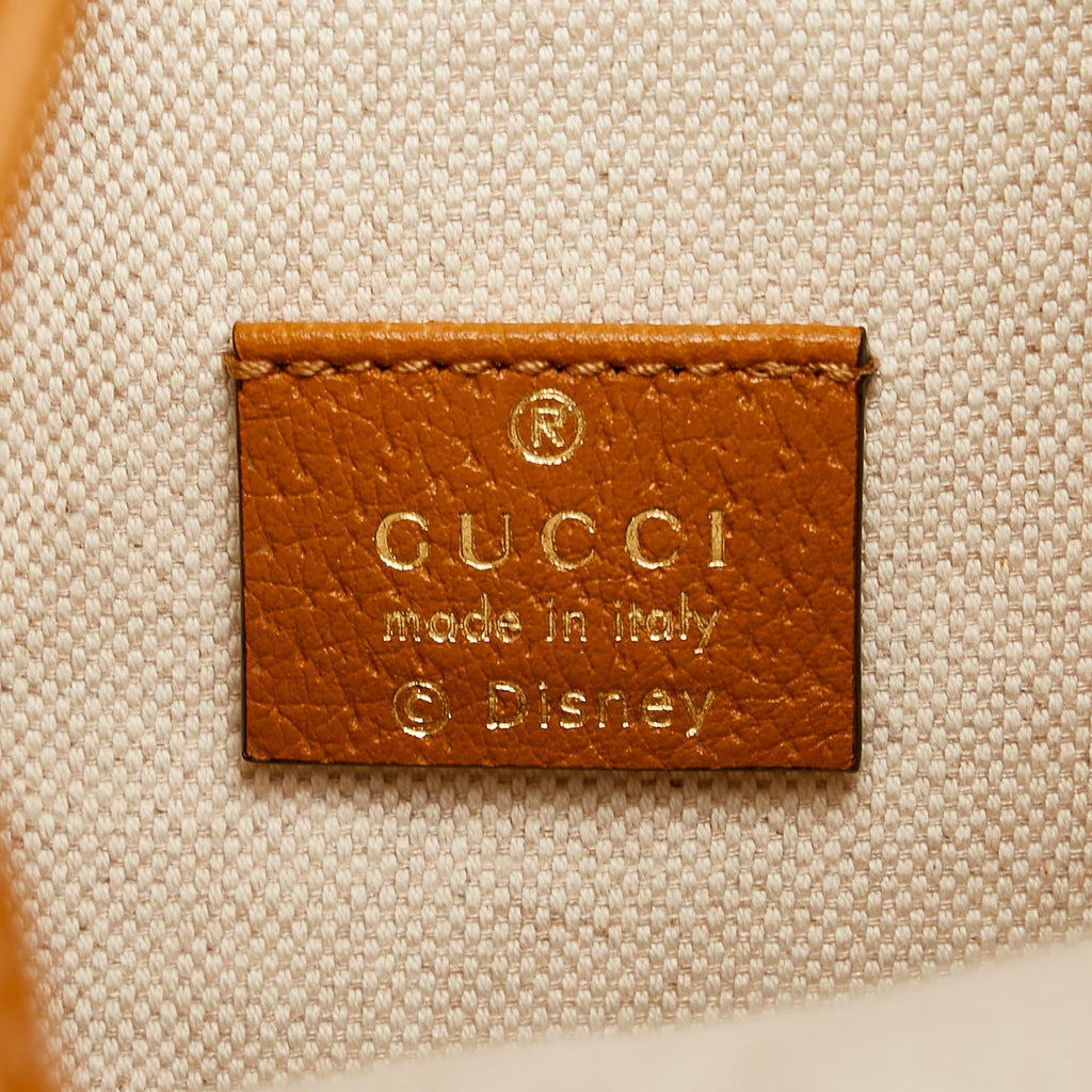 Gucci Mini GG Supreme Mickey Mouse Bucket Bag (SHG-36132)