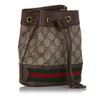 Gucci Mini GG Supreme Ophidia Bucket Bag (SHG-33829)