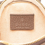 Gucci Mini GG Supreme Ophidia Round Neck Pouch