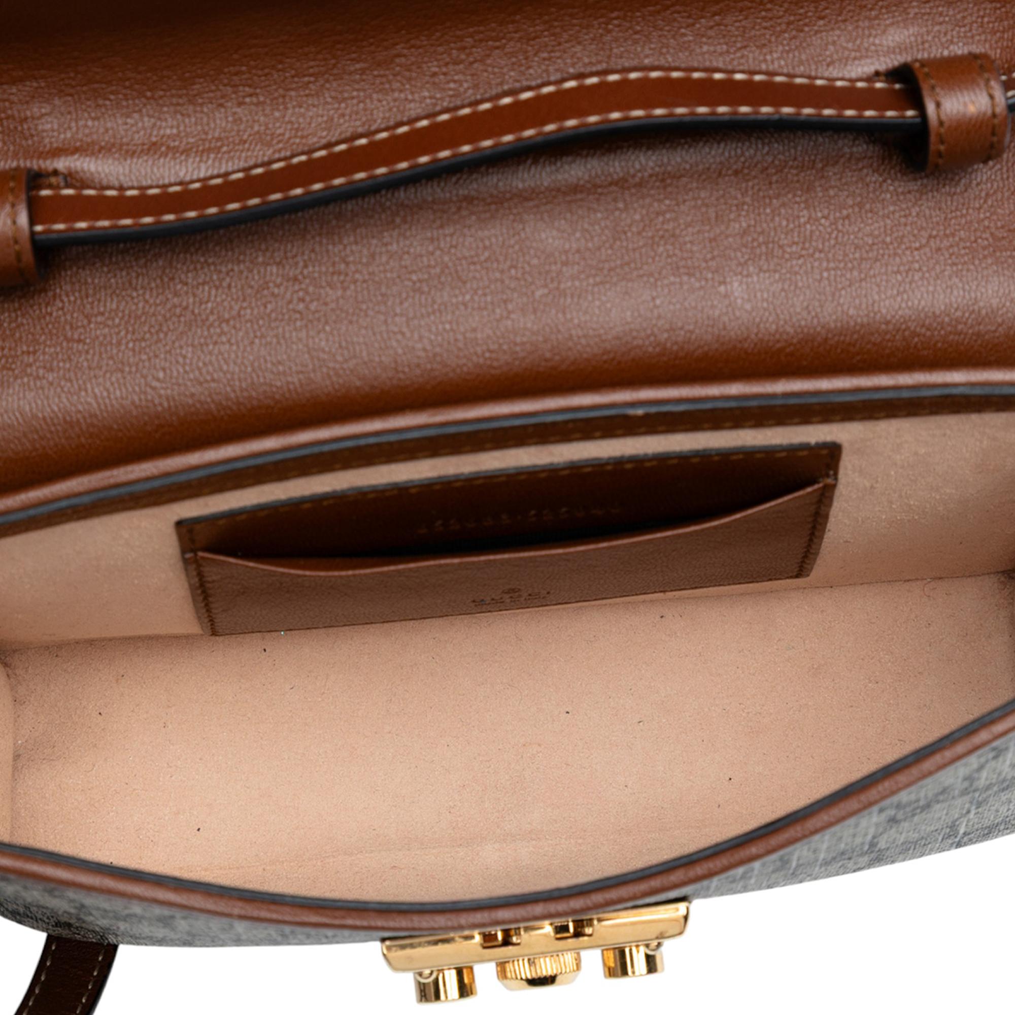 Gucci Mini GG Supreme Padlock Satchel