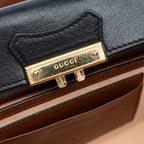 Gucci Mini GG Supreme Padlock Satchel