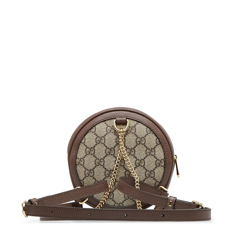 Gucci Mini GG Supreme Round Ophidia Backpack (SHG-XFDfZG)