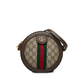 Gucci Mini GG Supreme Round Ophidia Crossbody (SHG-oKTNkt)