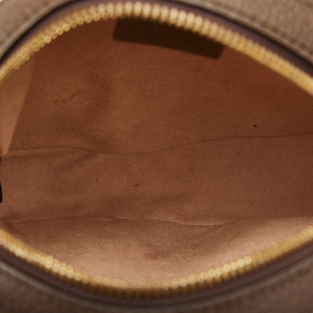 Gucci Mini GG Supreme Round Ophidia Crossbody (SHG-oKTNkt)