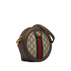 Gucci Mini GG Supreme Round Ophidia Crossbody (SHG-oKTNkt)