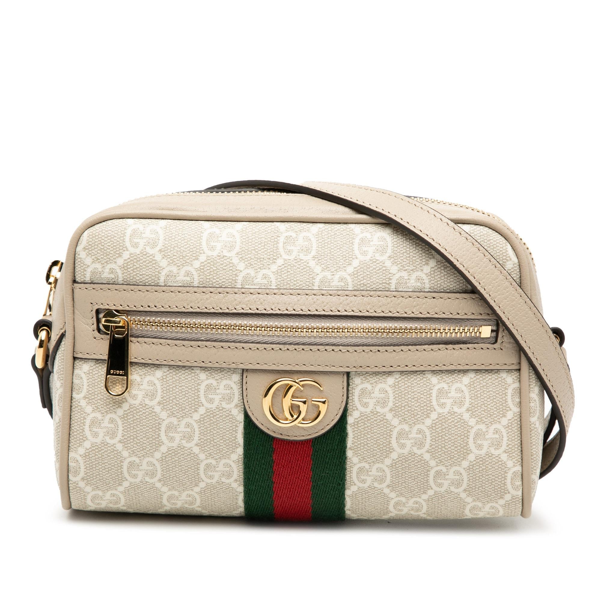 Gucci Mini GG Supreme Web Ophidia Crossbody