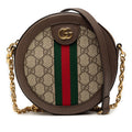 Gucci Mini GG Supreme Web Ophidia Round Crossbody