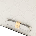 Gucci Mini Guccissima Bow Signature Wallet On Chain