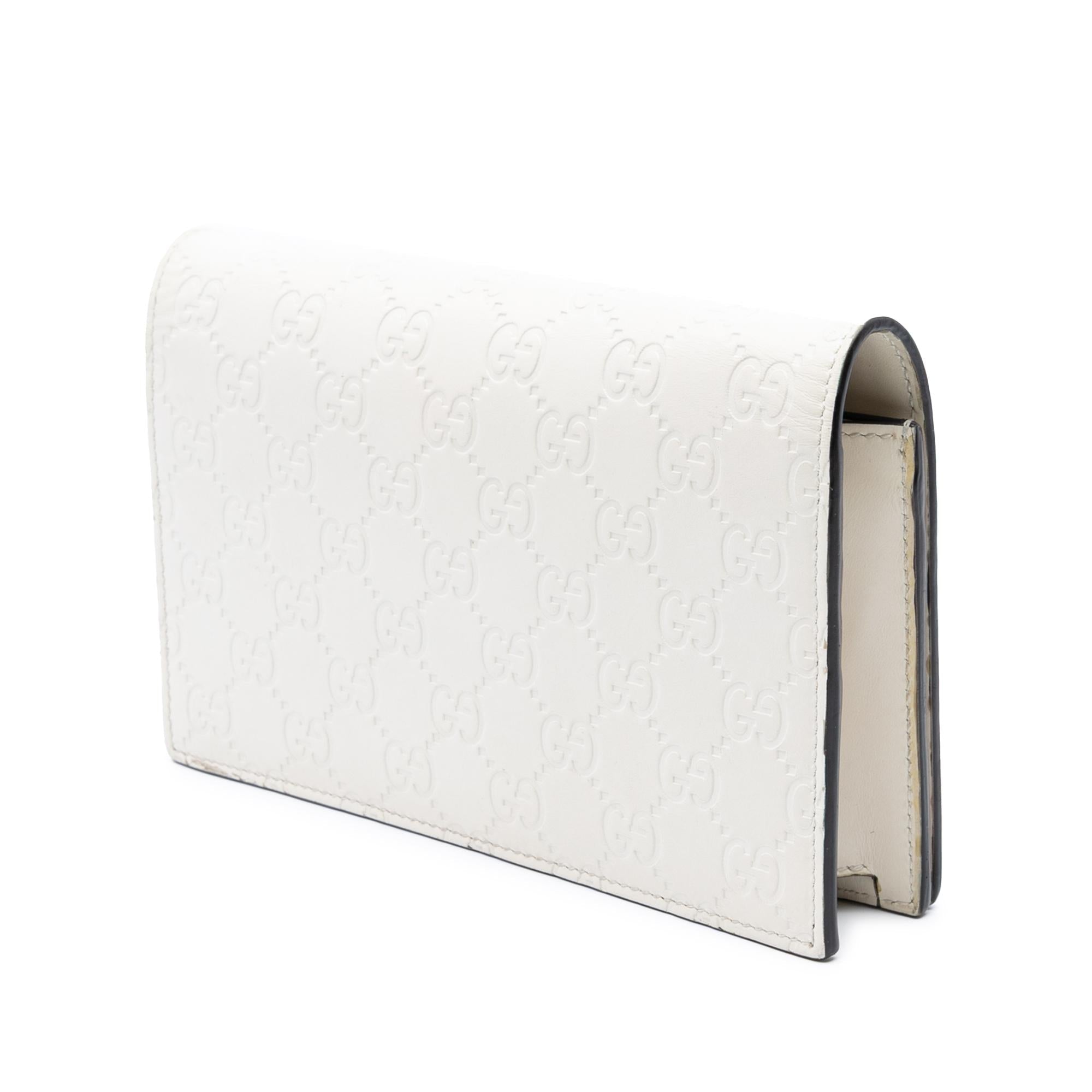 Gucci Mini Guccissima Bow Signature Wallet On Chain